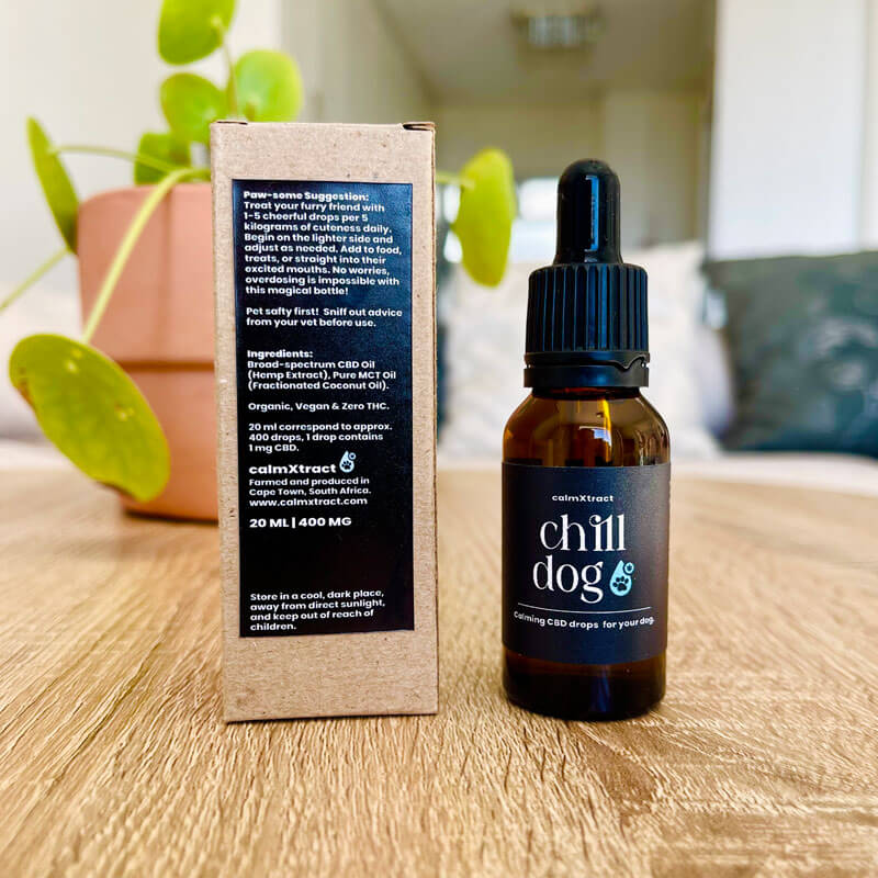 Natural calming solution for dogs in South Africa – Chill Dog CBD oil