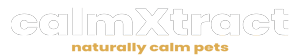 calmXtract logo white - naturally calm pets